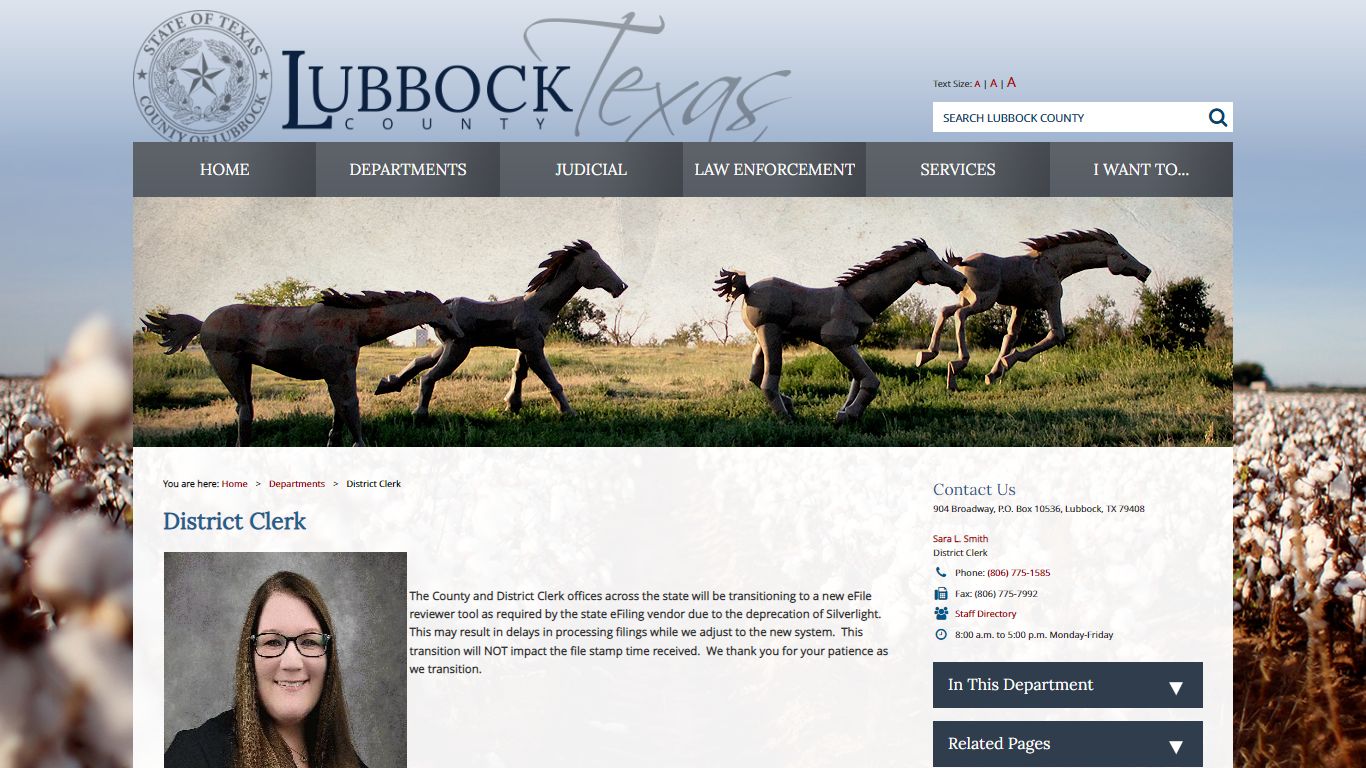 District Clerk - Lubbock County, Texas